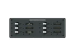 Blue Sea 8097 AC 6 Position Toggle Circuit Breaker Panel - White Switches