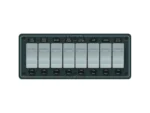 Blue Sea 8261 Waterproof Panel 8 Position - Slate Grey