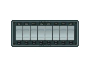 Blue Sea 8261 Waterproof Panel 8 Position - Slate Grey