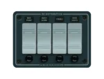 Blue Sea 8262 Waterproof Panel 4 Position - Slate Grey