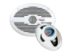 Boss Audio 6"x 9" MR690 Oval Speakers - White - 350W