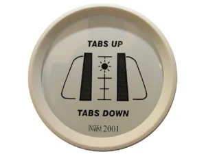 Boat Leveler Tab Locator - White