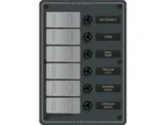 Blue Sea 8053 Slate Grey - 6 Position - Vertical