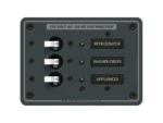 Blue Sea 8058 AC 3 Position Toggle Circuit Breaker Panel - White Switches