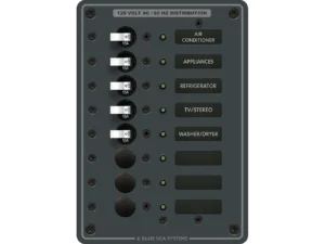 Blue Sea 8059 AC 8 Position Toggle Circuit Breaker Panel