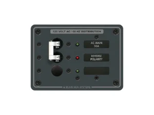 Blue Sea 8029 AC Main +1 Position Breaker Panel - White Switches