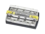 Blue Sea 2722 DualBus Plus 1/4" Stud, 5 x 10-32 Screw Terminal