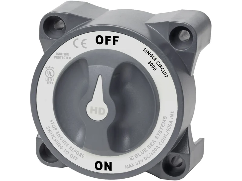Blue Sea 3000 HD-Series Battery Switch Single Circuit ON/OFF