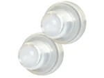 Blue Sea 4135 Push Button Reset Only Circuit Breaker Boot - Clear- 2-Pack