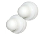 Blue Sea 4136 Push Button Reset Only Circuit Breaker Boot - White - 2-Pack
