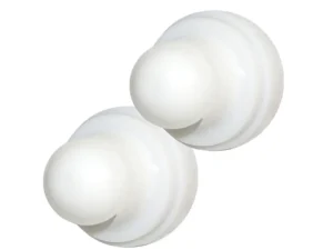 Blue Sea 4136 Push Button Reset Only Circuit Breaker Boot - White - 2-Pack