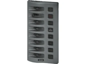 Blue Sea 4308 WeatherDeck Water Resistant Fuse Panel - 8 Position - Grey