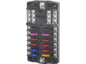 Blue Sea 5031 ST Blade Fuse Block w/o Cover - 12 Circuit w/Negative Bus