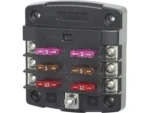 Blue Sea 5033 ST Blade Fuse Block w/out Cover - 6 Circuit w/out Negative Bus