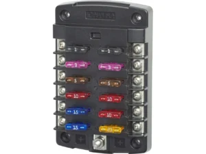 Blue Sea 5034 ST Blade Fuse Block w/out Cover - 12 Circuit w/out Negative Bus