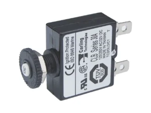 Blue Sea 7059 30A Push Button Thermal with Quick Connect Terminals