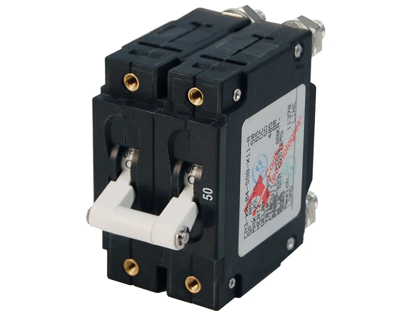 Blue Sea 7251 C-Series Double Pole Circuit Breaker - 50A