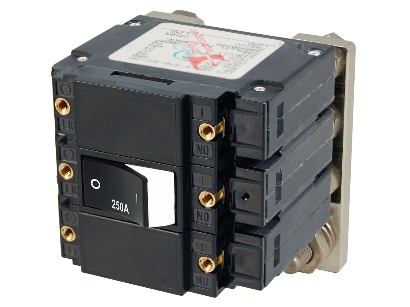 Blue Sea 7477 C - Series Flat Circuit Breaker, Single and Double Pole - 250 Amp