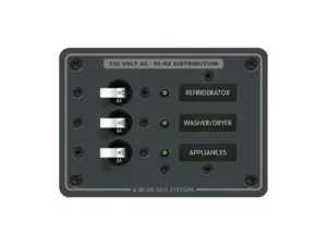 Blue Sea 8158 AC 3 Position 230V (European) Breaker Panal