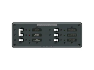 Blue Sea 8199 AC Main + Branch A-Series Toggle Circuit Breaker Panel (230V) - Main + 4 Position
