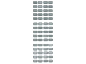 Blue Sea 8217 Grey Small Format Label Kit - 60 Labels