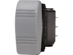 Blue Sea 8222 Water Resistant Contura III Switch - (ON)-OFF-(ON) - Grey