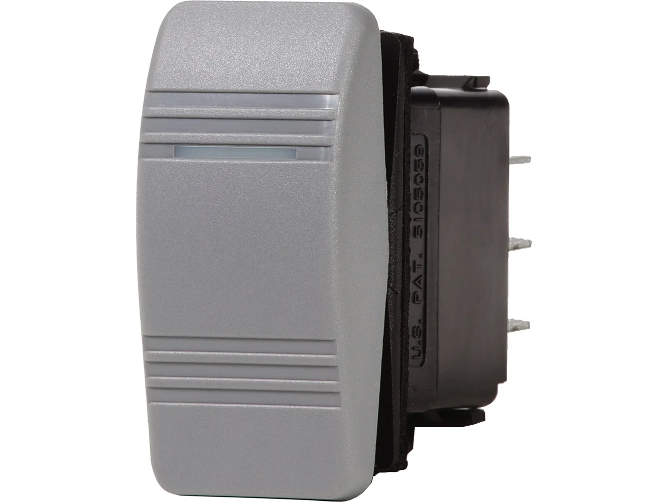 Blue Sea 8230 Water Resistant Contura III Switch - OFF-ON - Grey