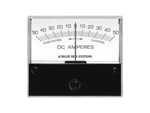 Blue Sea 8252 DC Zero Center Analog Ammeter - 2-3/4" Face, 50-0-50 Amperes DC
