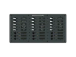 Blue Sea 8264 Traditional Metal DC Panel - 24 Positions