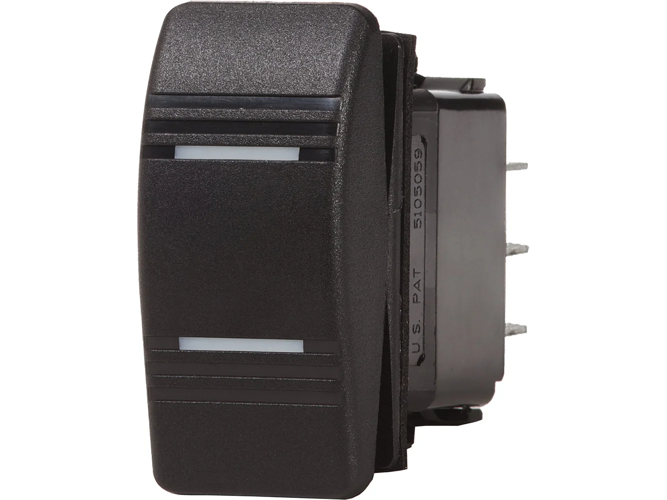 Blue Sea 8283 Water Resistant Contura III Switch - ON-OFF-ON - Black