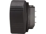 Blue Sea 8285 Water Resistant Contura III Switch - (ON)-OFF-(ON) - Black