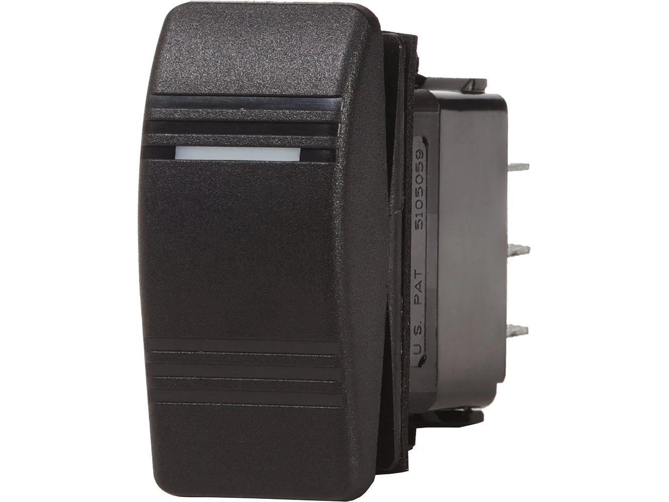 Blue Sea 8287 Water Resistant Contura III Switch - OFF-ON - Black