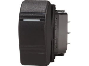 Blue Sea 8289 Water Resistant Contura III Switch - DPDT (ON)-OFF-ON - Black