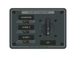 Blue Sea 8366 AC Rotary Switch Panel 30 Ampere 3 Positions + OFF, 2 Pole