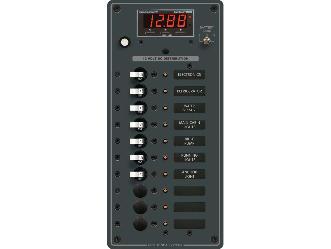 Blue Sea 8402 DC 10 Position w/Multi-Function Meter