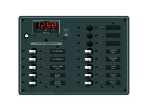 Blue Sea 8403 DC Panel 13 Position w/ Multimeter