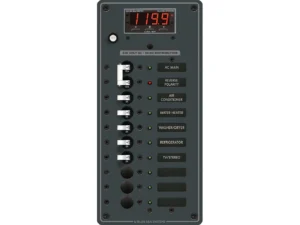 Blue Sea 8506 Breaker Panel - AC Main + 8 Positios (European) - White