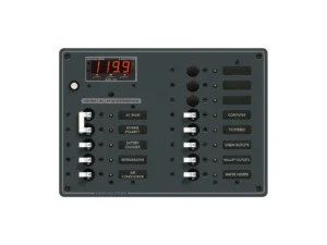 Blue Sea 8507 Breaker Panel - AC Main + 11 Position (European) - White