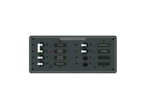 Blue Sea 8512 Breaker Panel - AC Main + 6 Position - White