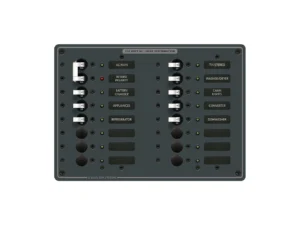 Blue Sea 8564 Breaker Panel - AC Main + 14 Positions (European) - White