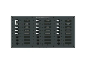 Blue Sea 8565 Breaker Panel - AC Main + 22 Positions (European) - White