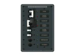 Blue Sea 8567 AC Toggle Source Selector (230V) - 2 Sources + 4 Positions