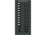 Blue Sea 8580 AC 13 Position 230v (European) Breaker Panel (White Switches)