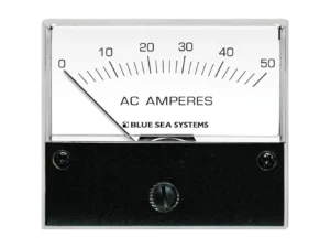 Blue Sea 9630 AC Analog Ammeter  0-50 Amperes AC