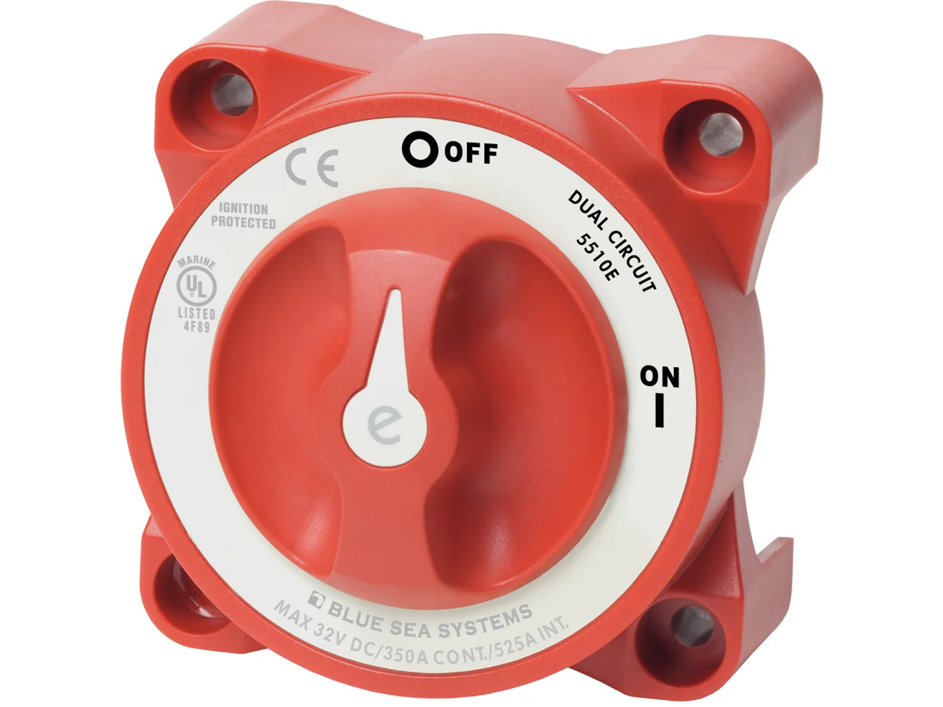 Blue Sea 5510E e-Series Dual Circuit Battery Switch