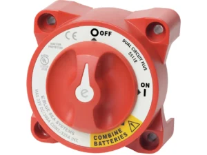 Blue Sea 5511E e-Series Dual Circuit Plus Battery Switch