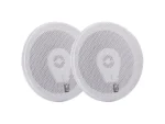 Poly-Planar MA-8506 6" 200 Watt Titanium Series Speakers - White