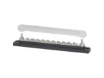 Blue Sea 2312, 150 Ampere Common Busbar 20 x 8-32 Screw Terminal with Cover