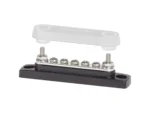 Blue Sea 2314 MiniBus 100 Ampere Common BusBar 5 x 8-32 Screw Terminal with Cover
