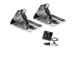Lenco 16" x 12" Heavy Duty Performance Trim Tab Kit w/Standard Tactile Switch Kit 12V